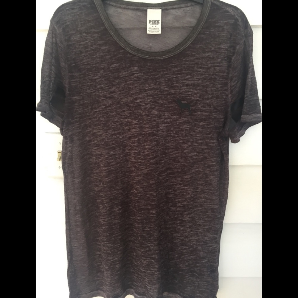 VS Pink T Shirt with dog logo.